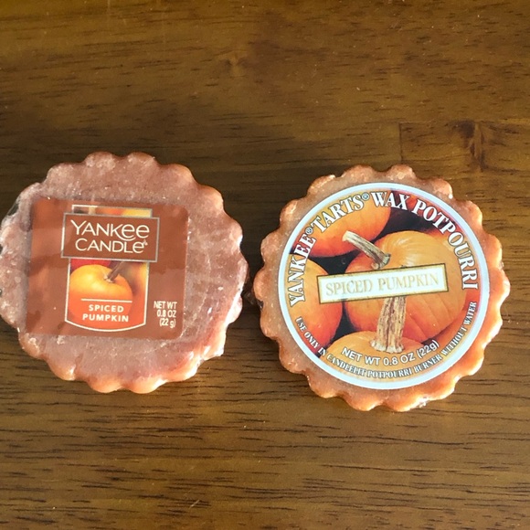 Yankee Candle Tarts Wax 2 Peppermint Bark - 2 Spiced Pumpkin - New Sealed - Picture 5 of 8